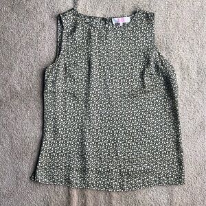 9&Co. sleeveless top with geometric pattern 🔺 size large 🔺 sold as suit separate